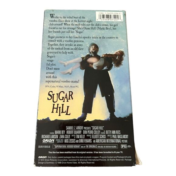 Sugar Hill (VHS, 1996) Marki Bey RARE VTG Zombie Horror Blaxploitation - Picture 3 of 6